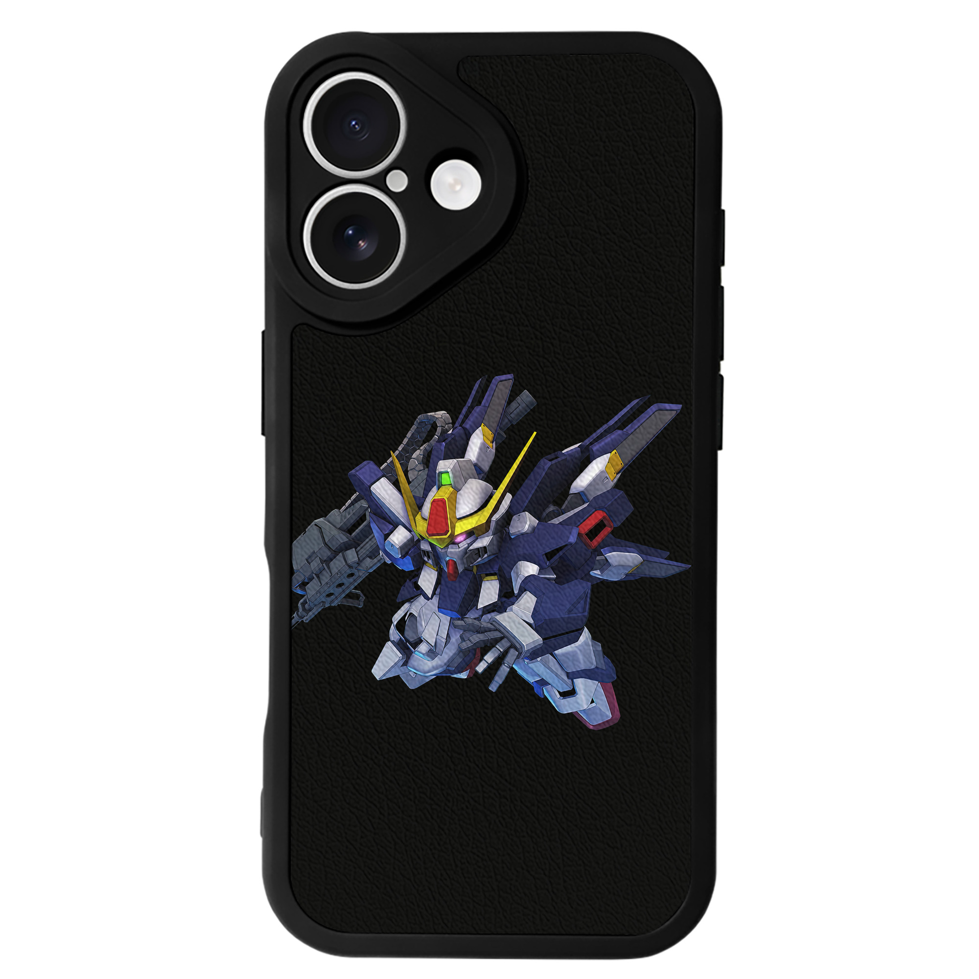 （画像用） 機動戦士ガンダム Mobile Suit Gundam 【iPhone 16シリーズ対応】シリコンスマホケース（レザー調） 材質：シリコン